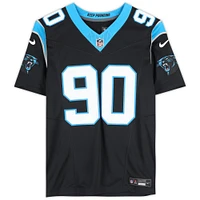 Julius Peppers Carolina Panthers Autographed Nike Limited Black Authentic Jersey