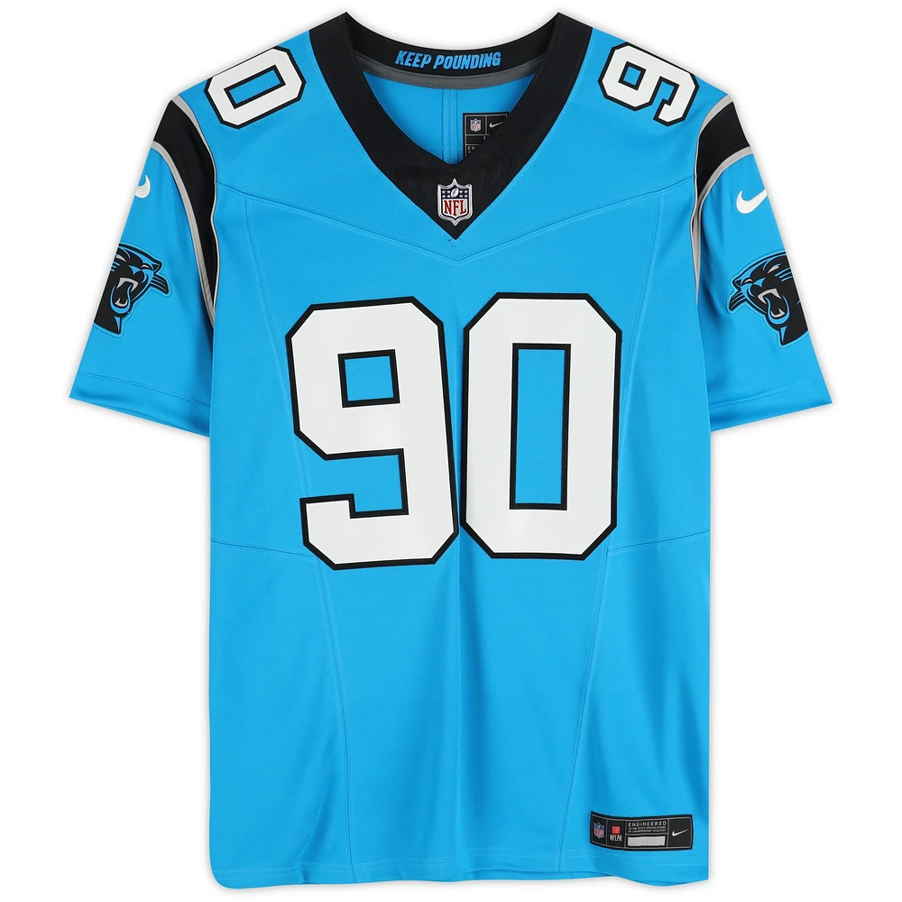Julius Peppers Carolina Panthers Autographed Nike Limited Blue Alternate Authentic Jersey