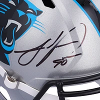 Julius Peppers Carolina Panthers Autographed Riddell Speed Replica Helmet