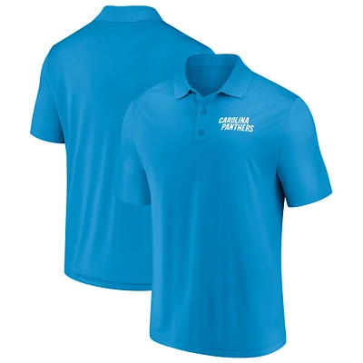 Men's Fanatics  Cobalt Carolina Panthers Polo