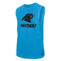 Men's New Era  Blue Carolina Panthers Leisure Collection Tank Top