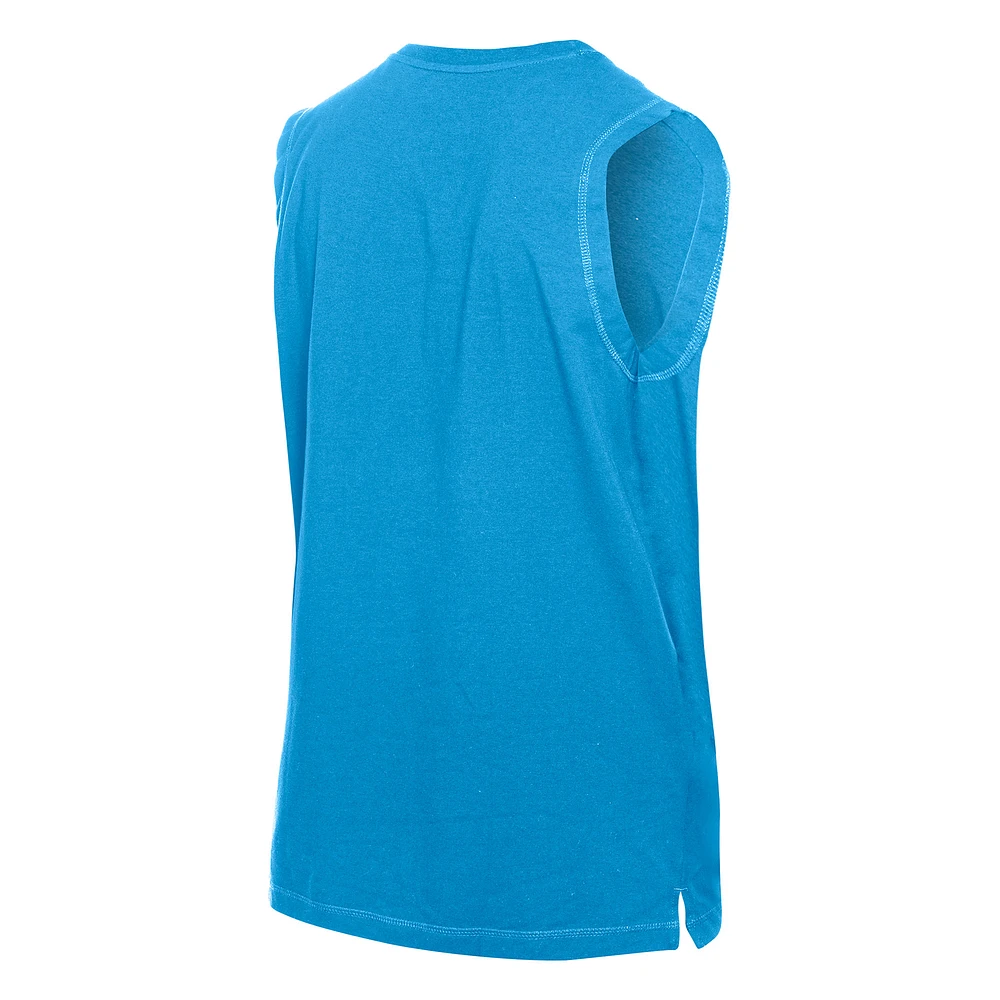 Men's New Era  Blue Carolina Panthers Leisure Collection Tank Top