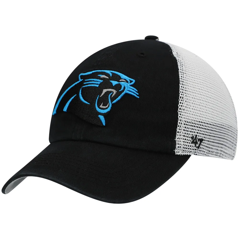 Men's '47 Black Carolina Panthers Franchise Logo Fitted Hat