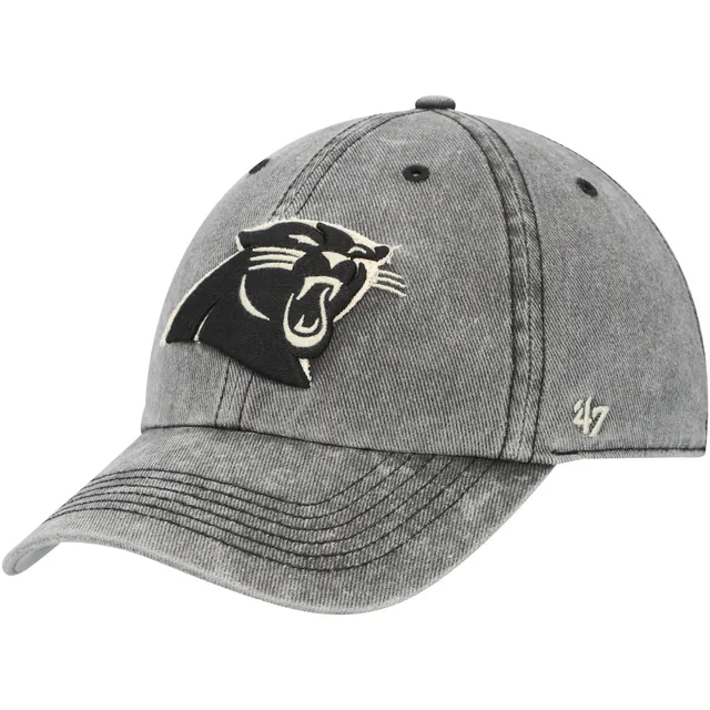 Men's Carolina Panthers '47 Black Franchise Logo Adjustable Hat