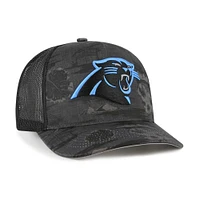 Casquette ajustable Fiji Trucker noire '47 pour homme des Carolina Panthers