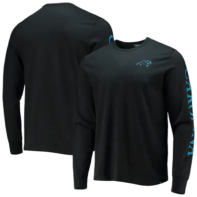 Carolina Panthers '47 Franklin Long Sleeve T-Shirt - Black
