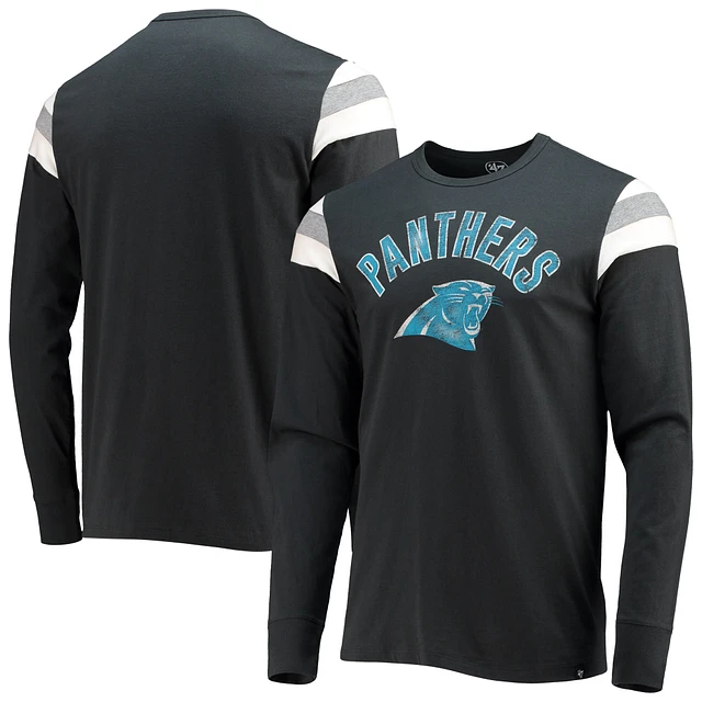 Lids Carolina Panthers '47 Franklin Rooted Long Sleeve T-Shirt - Black