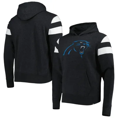 Men's Antigua Olive Carolina Panthers Victory Pullover Hoodie