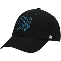 Men's '47 Black Carolina Panthers Centerline MVP Adjustable Hat