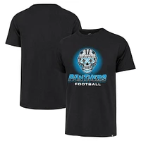 Men's '47 Black Carolina Panthers Sugar Skull T-Shirt