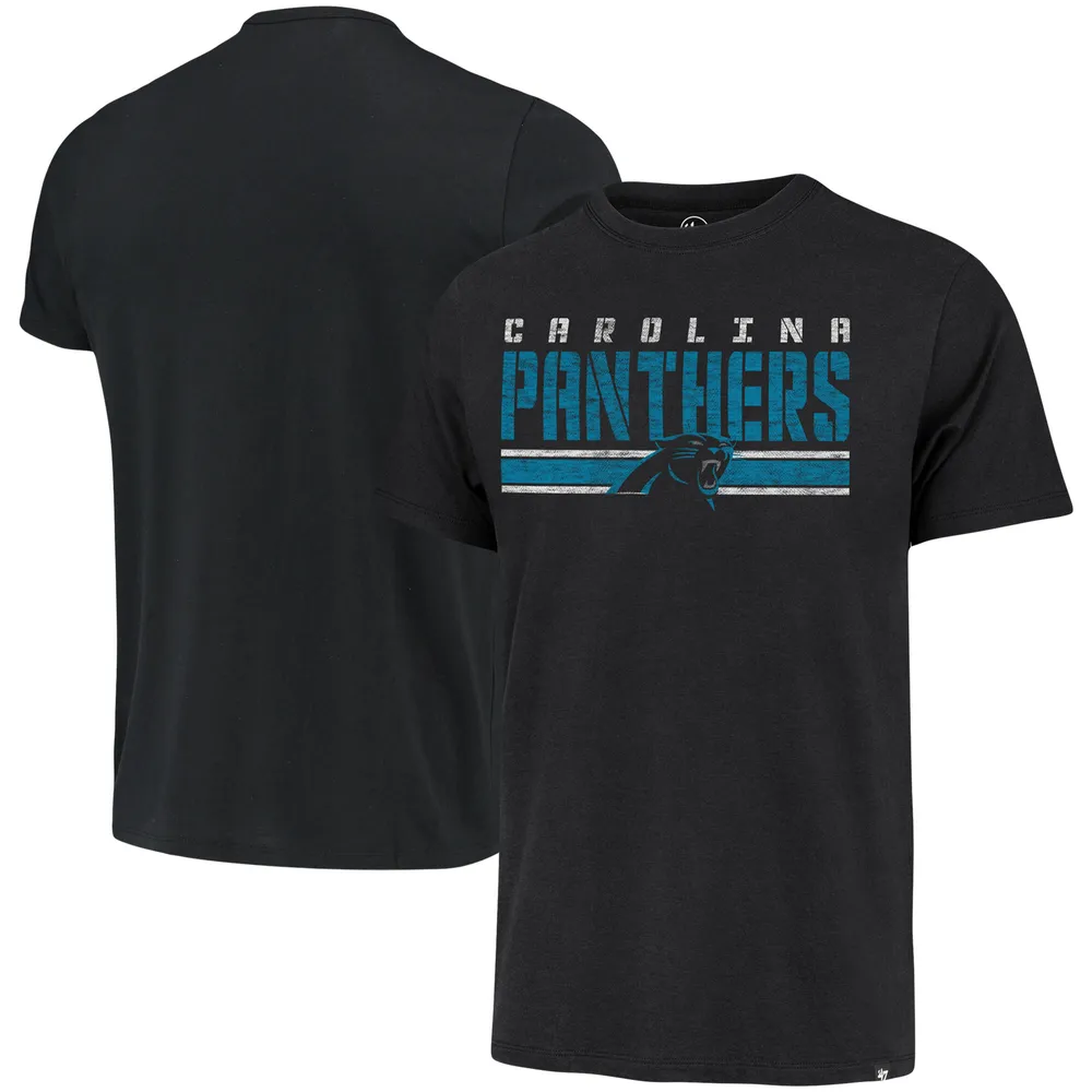 T-shirt rayé de l'équipe des Black Carolina Panthers '47 pour homme