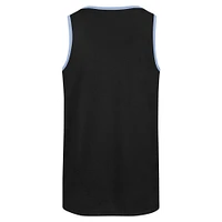 Men's '47 Black Carolina Panthers Upload Franklin Tank Top