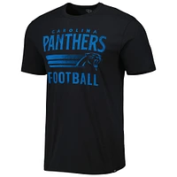 T-shirt pour homme '47 Black Carolina Panthers Wordmark Rider Franklin