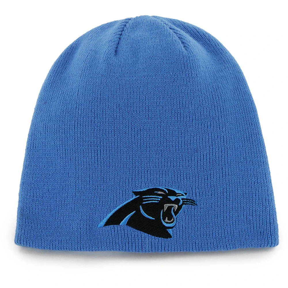 Bonnet en tricot à logo secondaire des Panthers de la Caroline bleus '47 pour homme