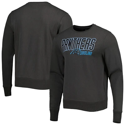 Sweat-shirt à enfiler pour hommes '47 Charcoal Carolina Panthers Locked Headline