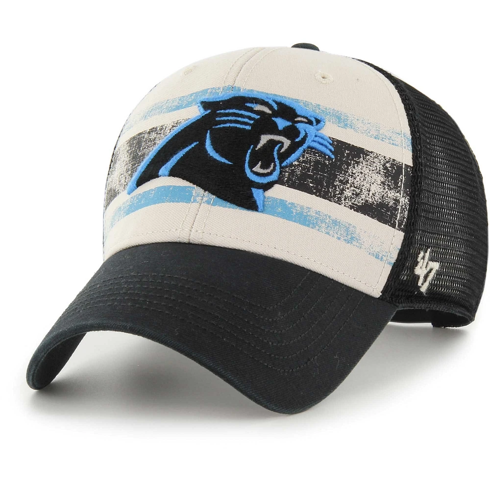 Casquette réglable '47 Cream Carolina Panthers Breakout MVP Trucker pour homme