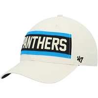 Men's '47 Cream Carolina Panthers Crossroad MVP Adjustable Hat