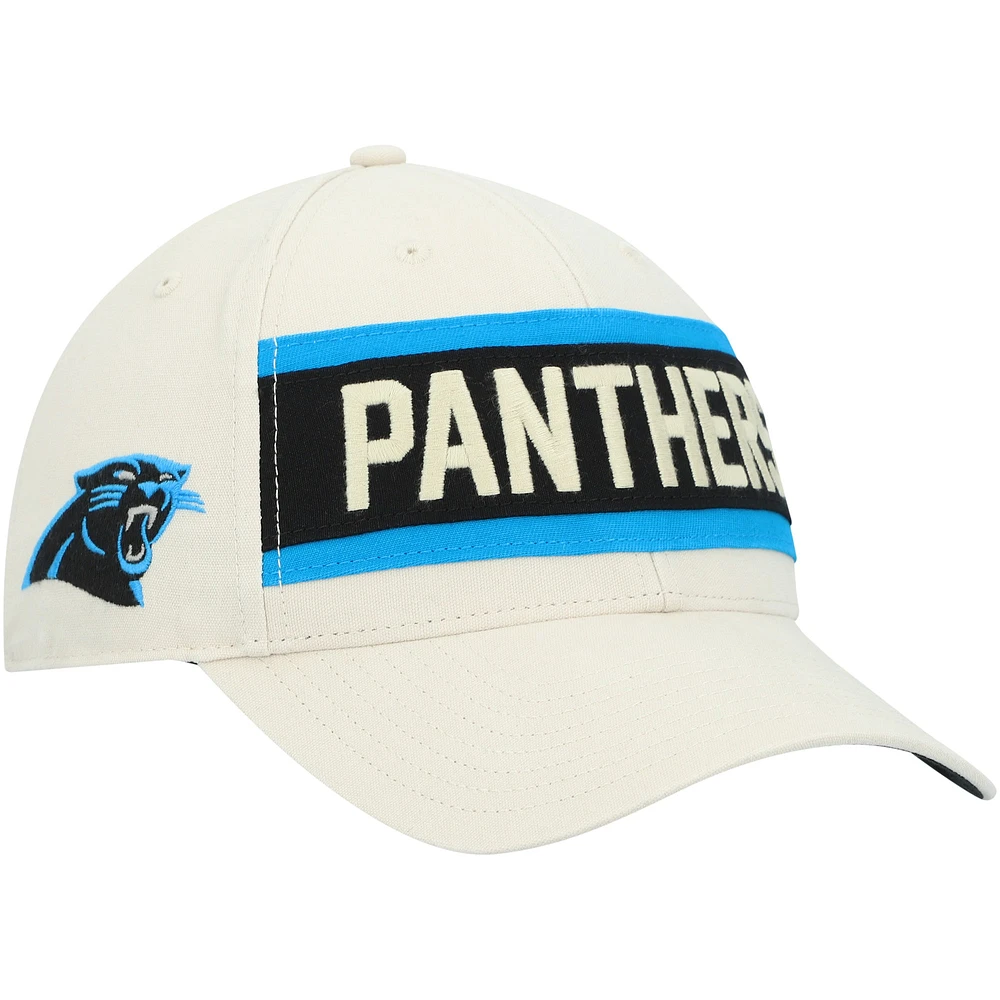 Men's '47 Cream Carolina Panthers Crossroad MVP Adjustable Hat