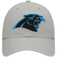 Men's '47 Gray Carolina Panthers Clean Up Adjustable Hat