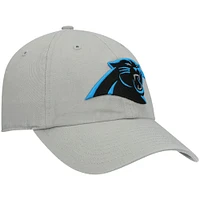 Men's '47 Gray Carolina Panthers Clean Up Adjustable Hat