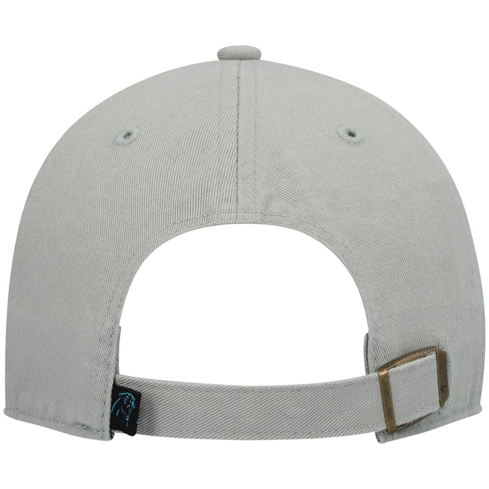 Casquette réglable Clean Up des Panthers de la Caroline grise '47 pour homme