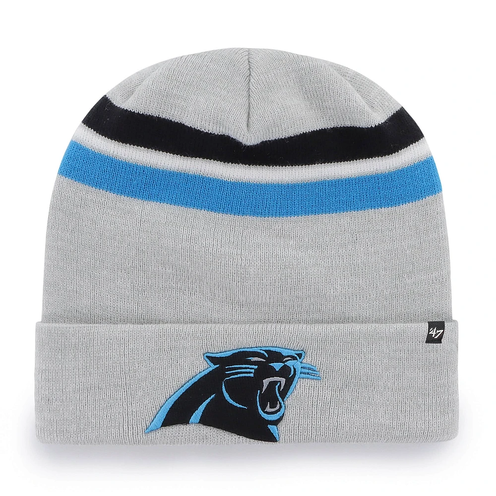 Bonnet en tricot à revers Monhegan des Panthers de la Caroline '47 gris pour homme