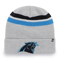 Men's '47 Gray Carolina Panthers Monhegan Cuffed Knit Hat