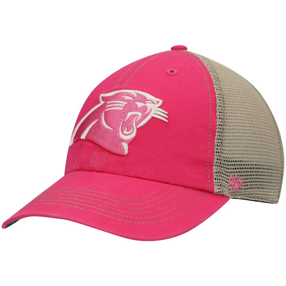 47 Men's '47 Pink Carolina Panthers Trawler Cleanup Adjustable Hat