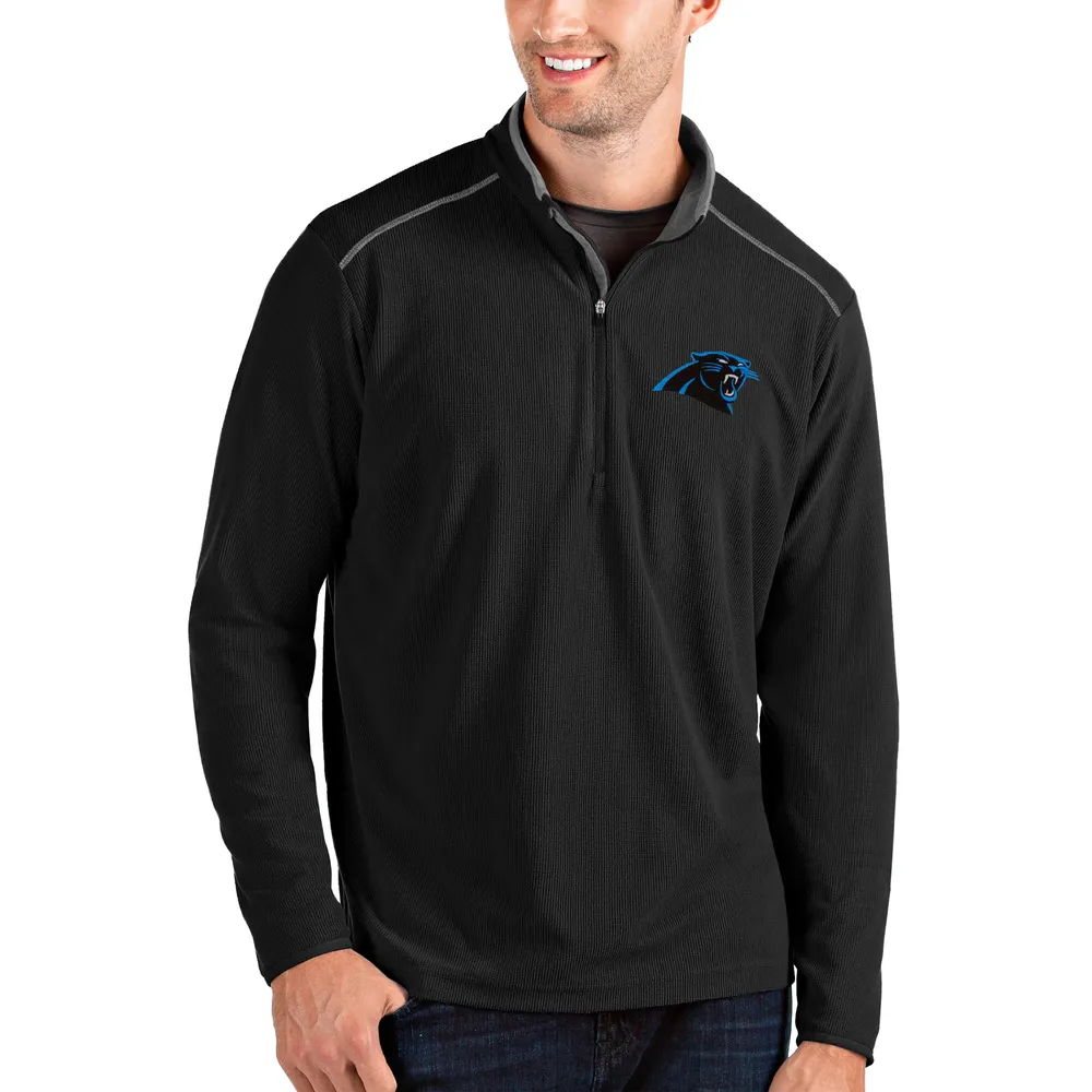 Lids Carolina Panthers Antigua Primary Logo Glacier Big & Tall Quarter-Zip  Pullover Jacket - Black