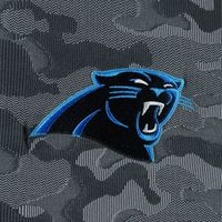 Men's Antigua Black Carolina Panthers Brigade Quarter-Zip Sweatshirt