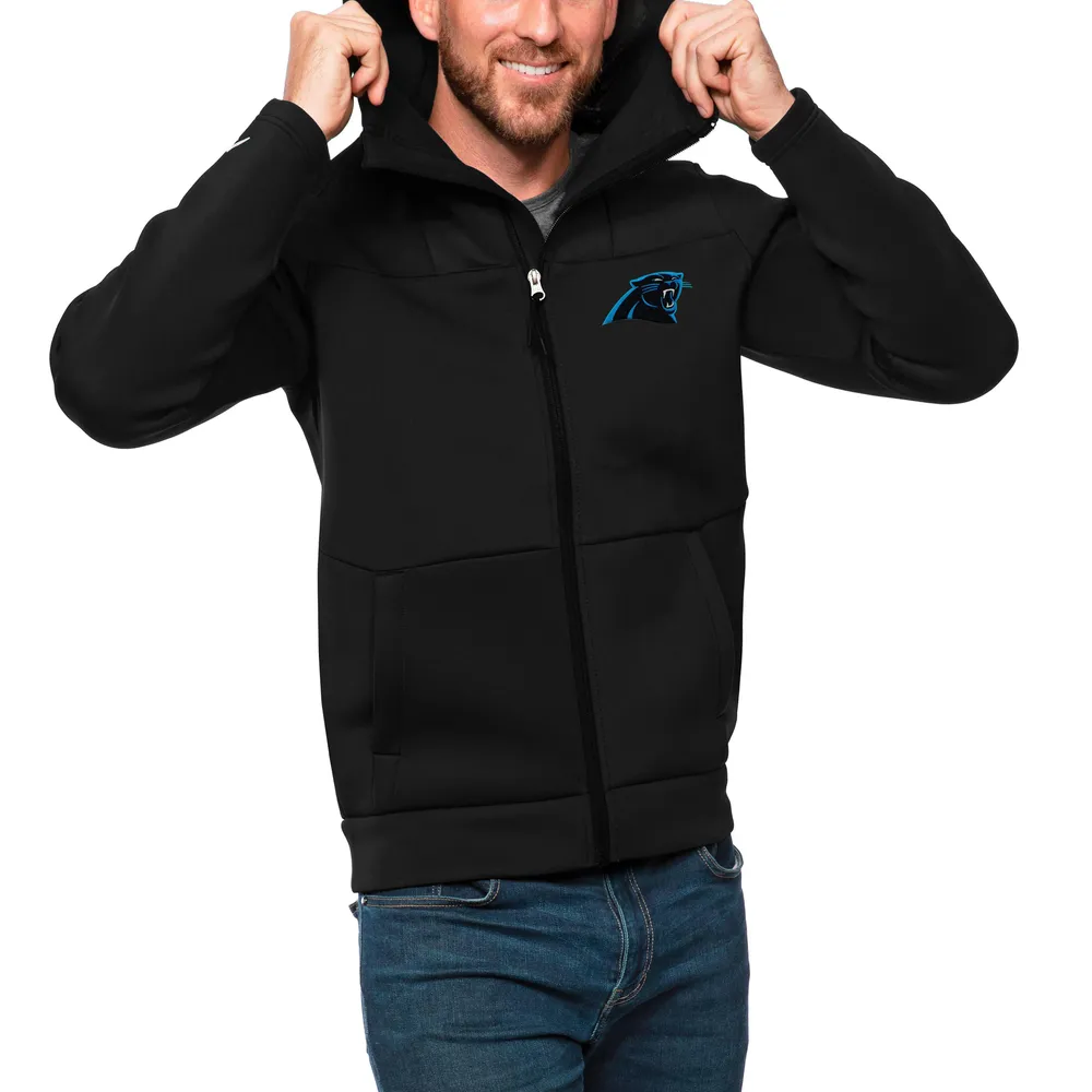 Lids Carolina Panthers Antigua Protect Full-Zip Hoodie