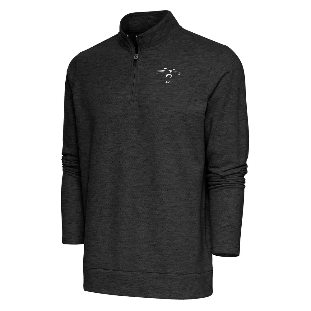 Men's Antigua Black Chicago Bears Team Logo Throwback Generation Quarter-Zip Pullover Top Size: Medium