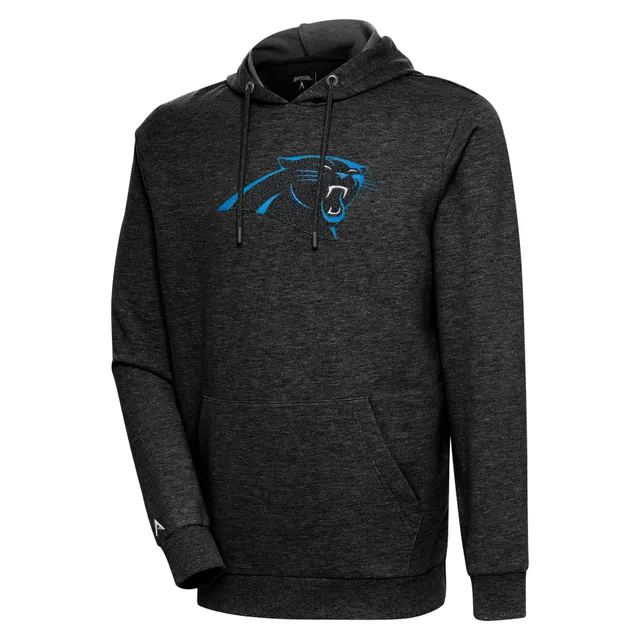 Men's Antigua White Carolina Panthers Victory Chenille Pullover Sweatshirt Size: Extra Large