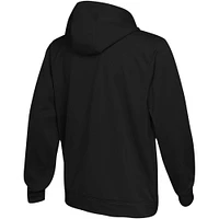 Sweat à capuche authentique pour hommes des Panthers de la Caroline, Backfield Combine, noir