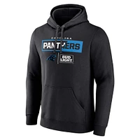 Men's Black Carolina Panthers NFL x Bud Light Pullover Hoodie