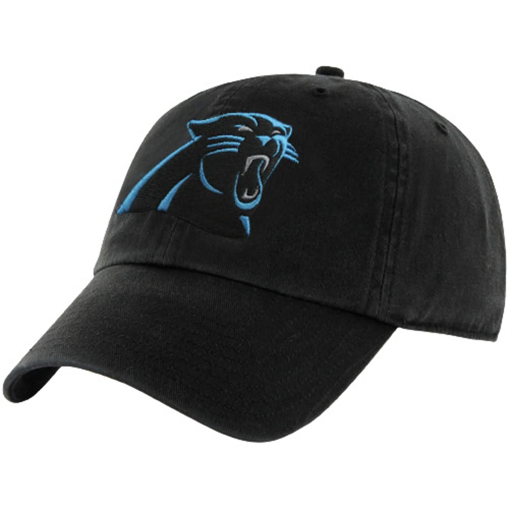 Mens Carolina Panthers '47 Brand Black Cleanup Adjustable Hat