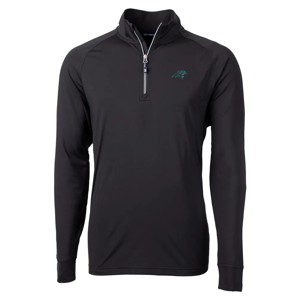 Lids Carolina Panthers Cutter & Buck Big Tall Adapt Eco Knit Quarter-Zip  Pullover Jacket - Black