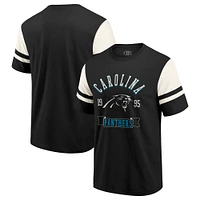 Men's Darius Rucker Collection by Fanatics  Black Carolina Panthers Football T-Shirt