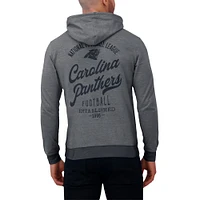 Sweat à capuche en tricot ton sur pour homme de la collection Darius Rucker Fanatics Black Carolina Panthers