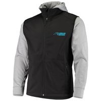 Men's Dunbrooke Black/Gray Carolina Panthers Alpha Full-Zip Jacket