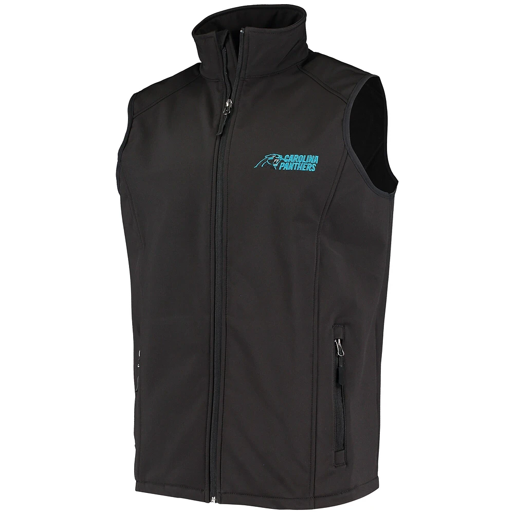 Gilet à glissière entièrement zippé Dunbrooke pour hommes Circle Archer des Carolina Panthers, noir