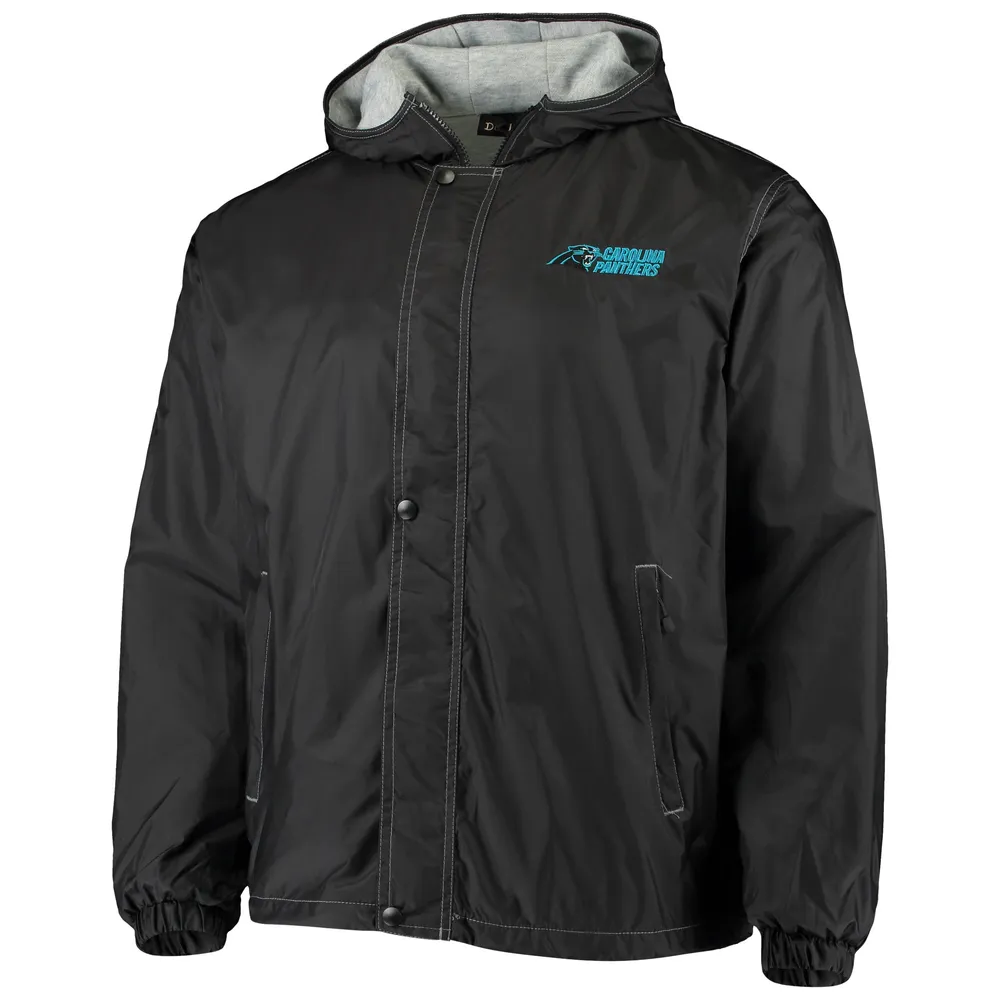 Dunbrooke Black Carolina Panthers Logo Legacy Stadium Veste entièrement zippée pour homme