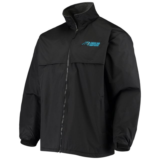 Blouson en molleton à glissière intégrale Triumph Carolina Panthers Dunbrooke pour hommes, noir