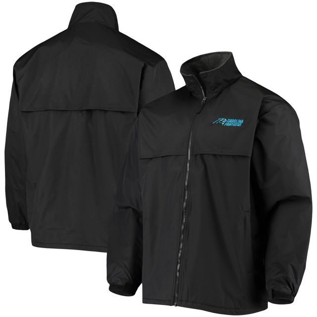 Blouson en molleton à glissière intégrale Triumph Carolina Panthers Dunbrooke pour hommes, noir