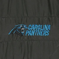 Men's Dunbrooke Heather Black Carolina Panthers Explorer Tech Full-Zip Jacket