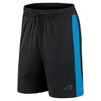 Men's Fanatics Black/Blue Carolina Panthers Break It Loose - Shorts