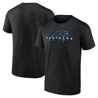 Men's Fanatics Black Carolina Panthers Big & Tall Coordinate T-Shirt