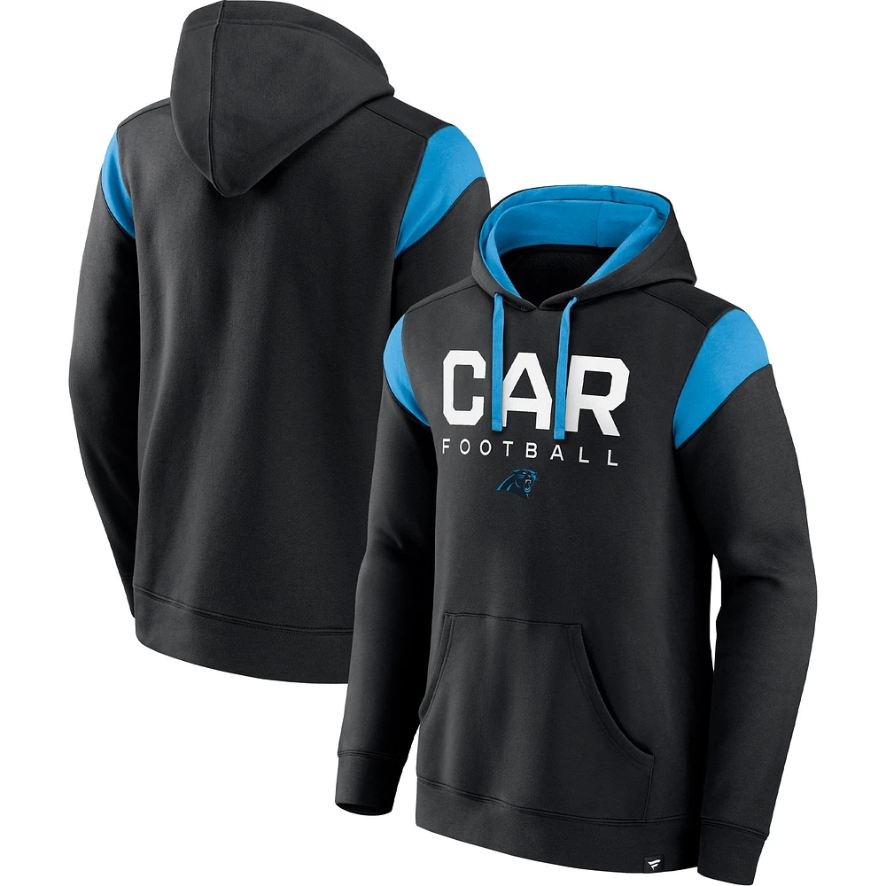 Sweat à capuche Fanatics Black Carolina Panthers Call The Shot pour hommes