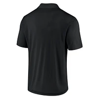 Men's Fanatics Black Carolina Panthers Component Polo