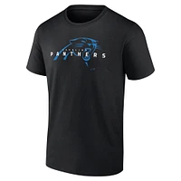 Men's Fanatics Black Carolina Panthers Coordinate T-Shirt